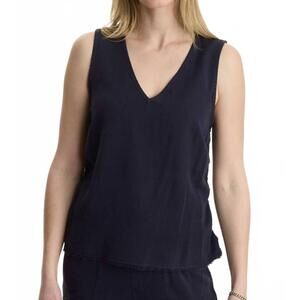 NEW XCVI ileana tank top in navy